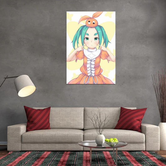 Monogatari Bakemonogatari Nisemonogatari Ononoki Yotsugi Series Supernatural Romance Anime Poster Manga Art - xonomax
