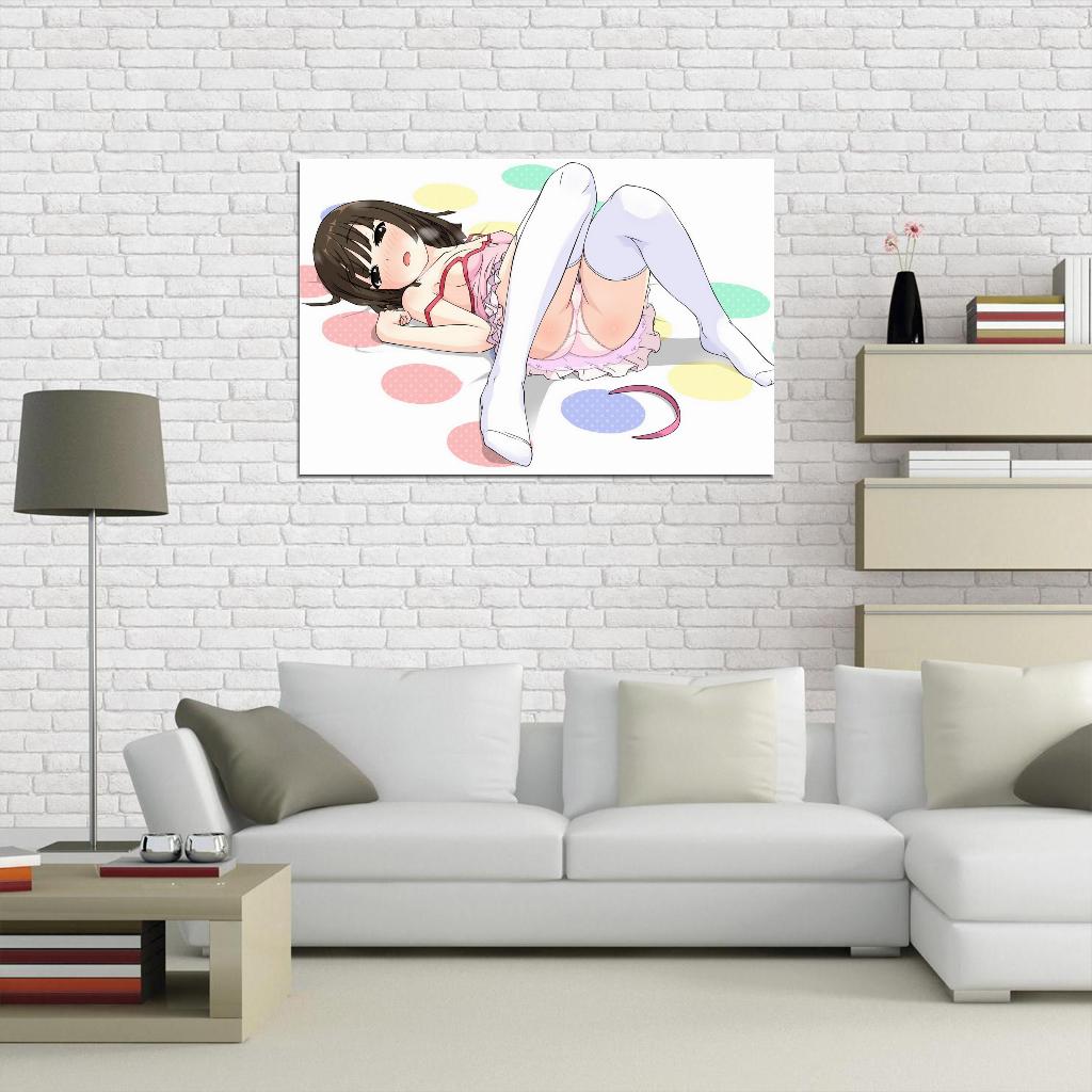 Monogatari Bakemonogatari Nisemonogatari Sengoku Nadeko Series Supernatural Romance Anime Poster Manga Art Loli