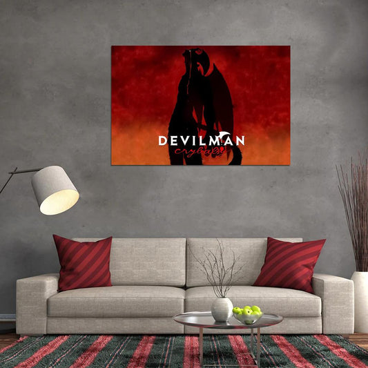 Devilman Crybaby Akira Fudo Ryo Asuka Horror Supernatural Anime Poster Manga Art - xonomax