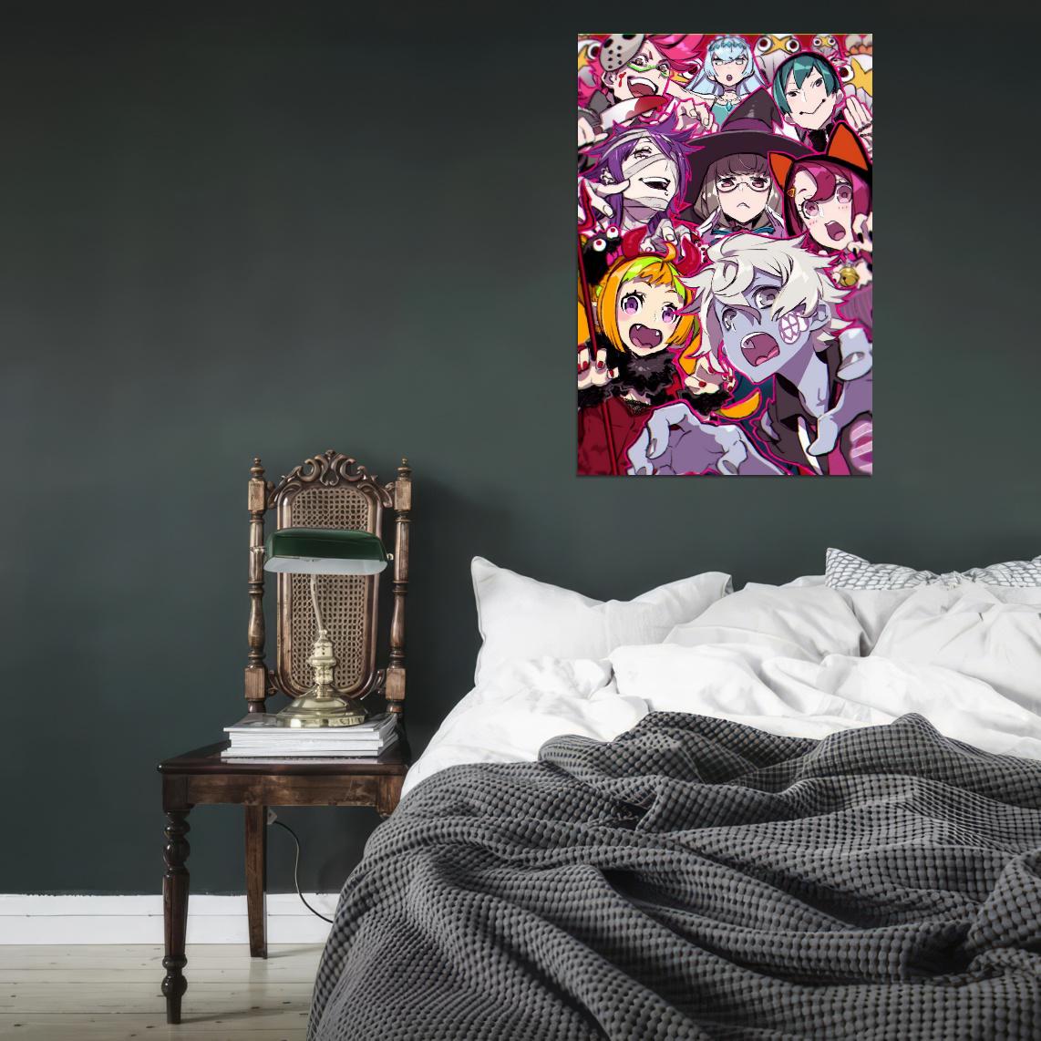 Kiznaiver Katsuhira Agata Noriko Sonozaki Sci-fi Drama Anime Poster Manga Art - xonomax