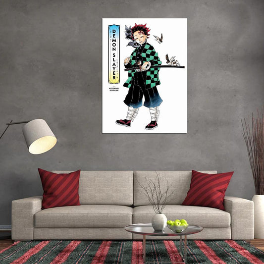 Demon Slayer Kimetsu No Yaiba Tv Series Anime Poster Japanese Action Supernatural Adventure Manga Art - xonomax