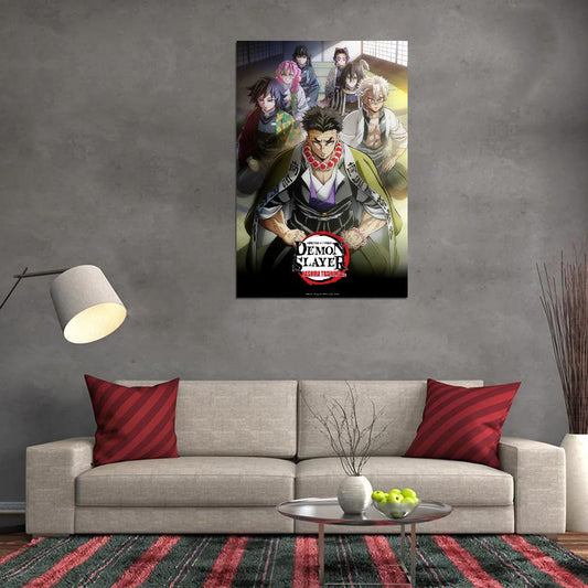 Demon Slayer Kimetsu No Yaiba Tv Series Anime Poster Japanese Action Supernatural Adventure Manga Art - xonomax