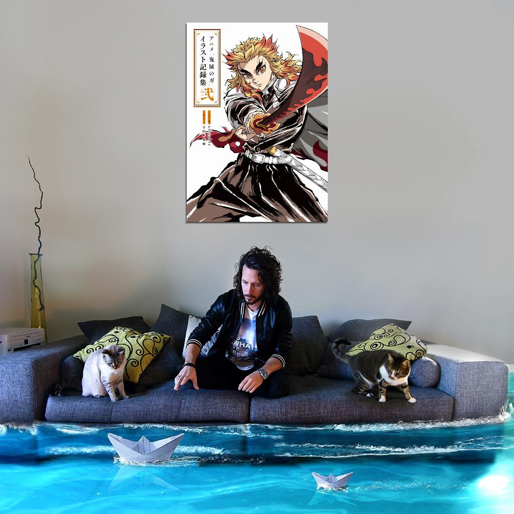 Demon Slayer Kimetsu No Yaiba Tv Series Anime Poster Japanese Action Supernatural Adventure Manga Art