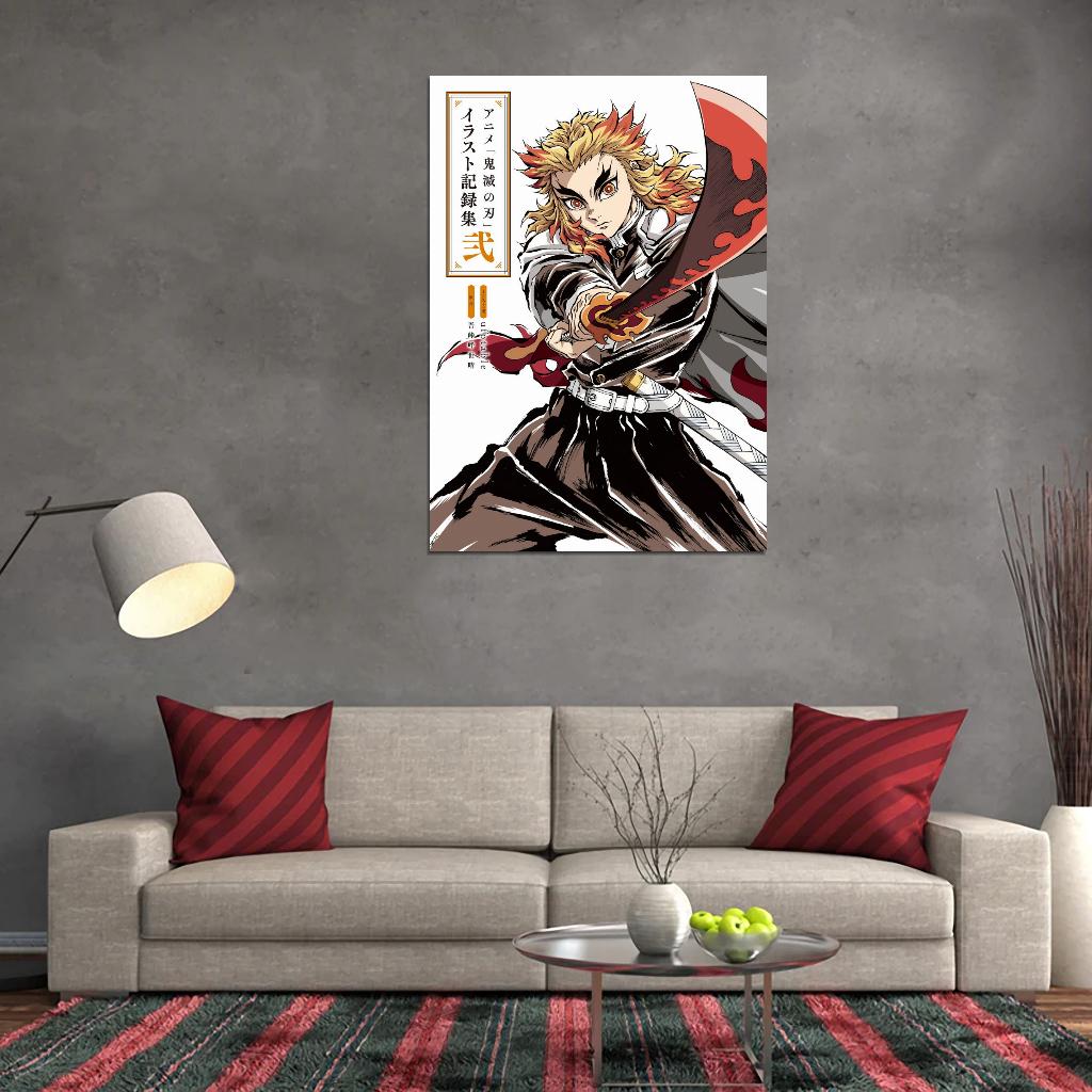 Demon Slayer Kimetsu No Yaiba Tv Series Anime Poster Japanese Action Supernatural Adventure Manga Art