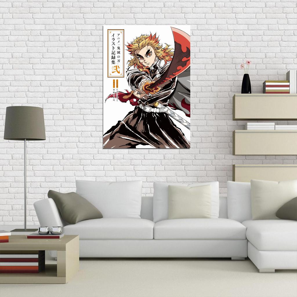 Demon Slayer Kimetsu No Yaiba Tv Series Anime Poster Japanese Action Supernatural Adventure Manga Art
