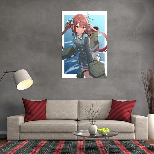 Kantai Collection Kancolle Asagumo Video Game Military Strategy Anime Poster Manga Art - xonomax