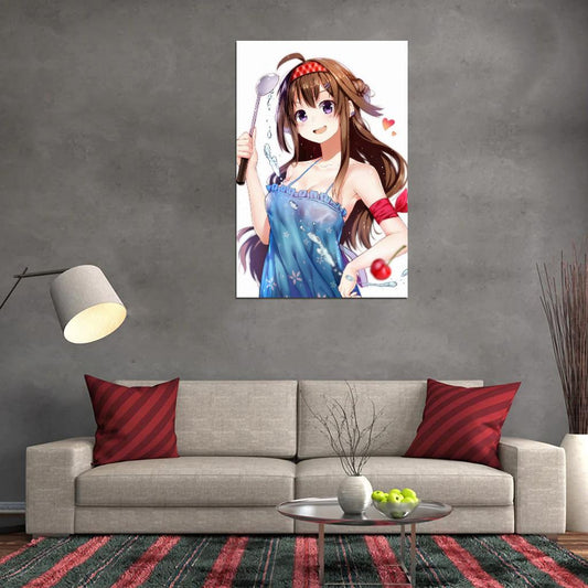 Kantai Collection Kancolle Kongou Battleship Video Game Military Strategy Anime Poster Manga Art - xonomax