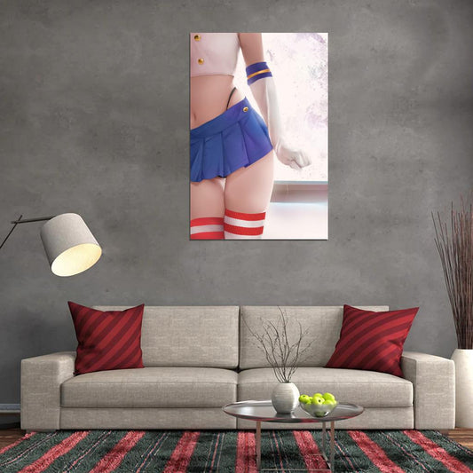 Kantai Collection Kancolle Shimakaze Destroyer Video Game Military Strategy Anime Poster Manga Art - xonomax