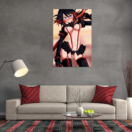 Kill La Kill Ryuko Matoi Kiryuuin Satsuki Action Comedy Anime Poster Manga Art Sexy - xonomax