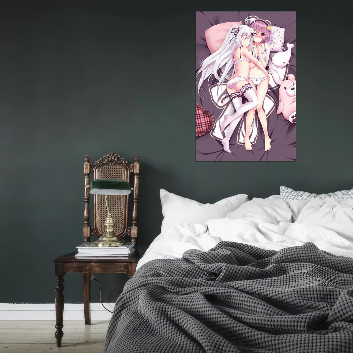 The Touhou Project Komeiji Satori Tokisaki Mio Fantasy Video Game Anime Poster Manga Art Sexy - xonomax