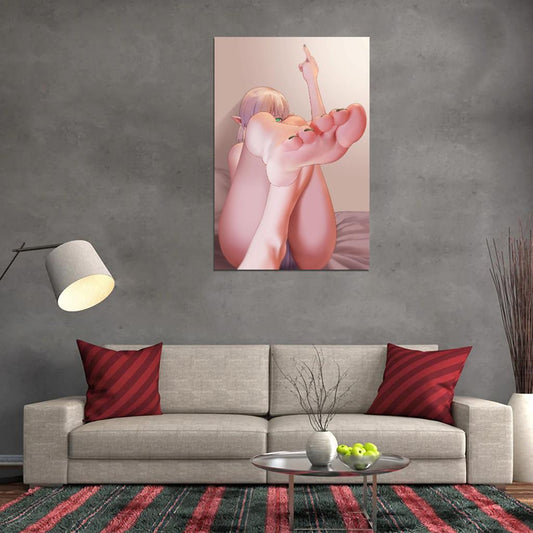 The Touhou Project Mizuhashi Parsee Fantasy Video Game Anime Poster Manga Art Sexy Feet - xonomax