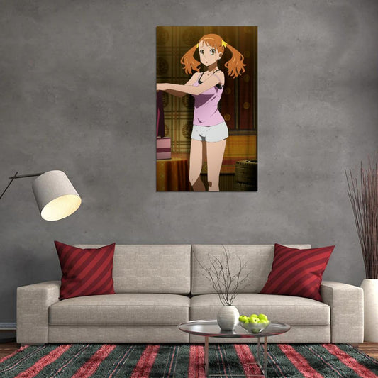 Anohana The Flower We Saw That Day Tv Series Anime Poster Japanese Drama Supernatural Friendship Manga Art - xonomax