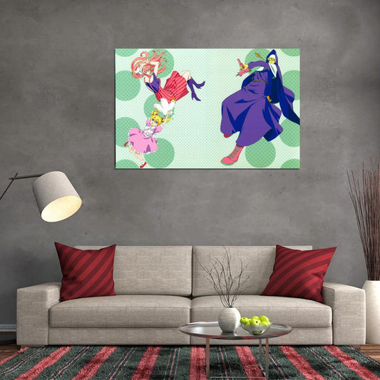 Arakawa Under The Bridge Tv Series Anime Poster Japanese Comedy Romance Manga Art - xonomax