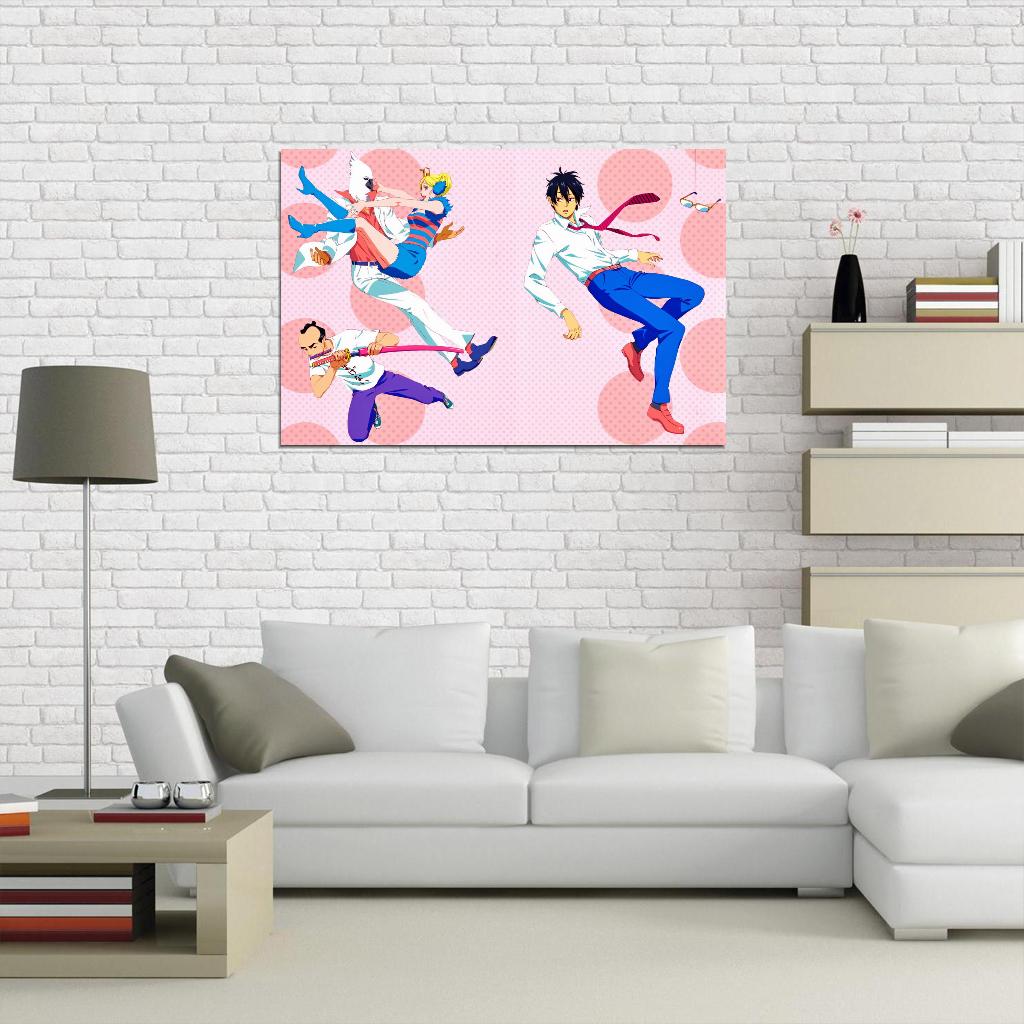 Arakawa Under The Bridge Tv Series Anime Poster Japanese Comedy Romance Manga Art - xonomax
