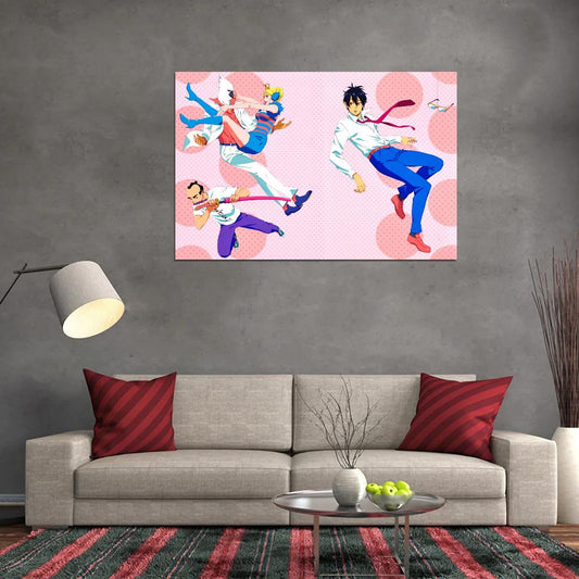 Arakawa Under The Bridge Tv Series Anime Poster Japanese Comedy Romance Manga Art - xonomax