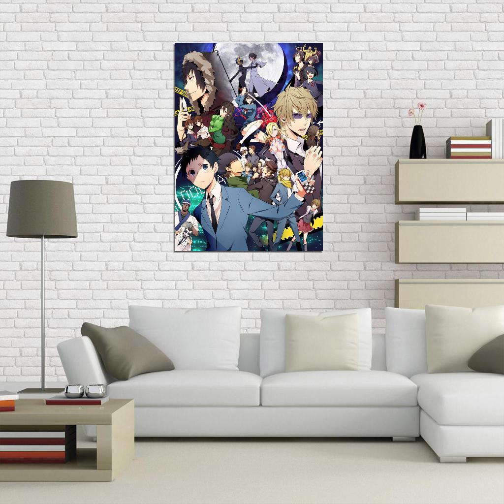 Durarara!! Tv Series Anime Poster Japanese Action Mystery Supernatural Manga Art - xonomax