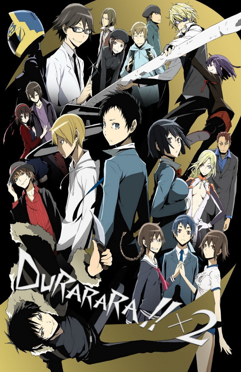 Durarara!! Tv Series Anime Poster Japanese Action Mystery Supernatural Manga Art - xonomax