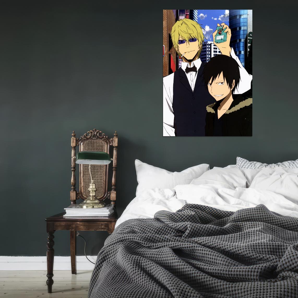 Durarara!! Tv Series Anime Poster Japanese Action Mystery Supernatural Manga Art - xonomax