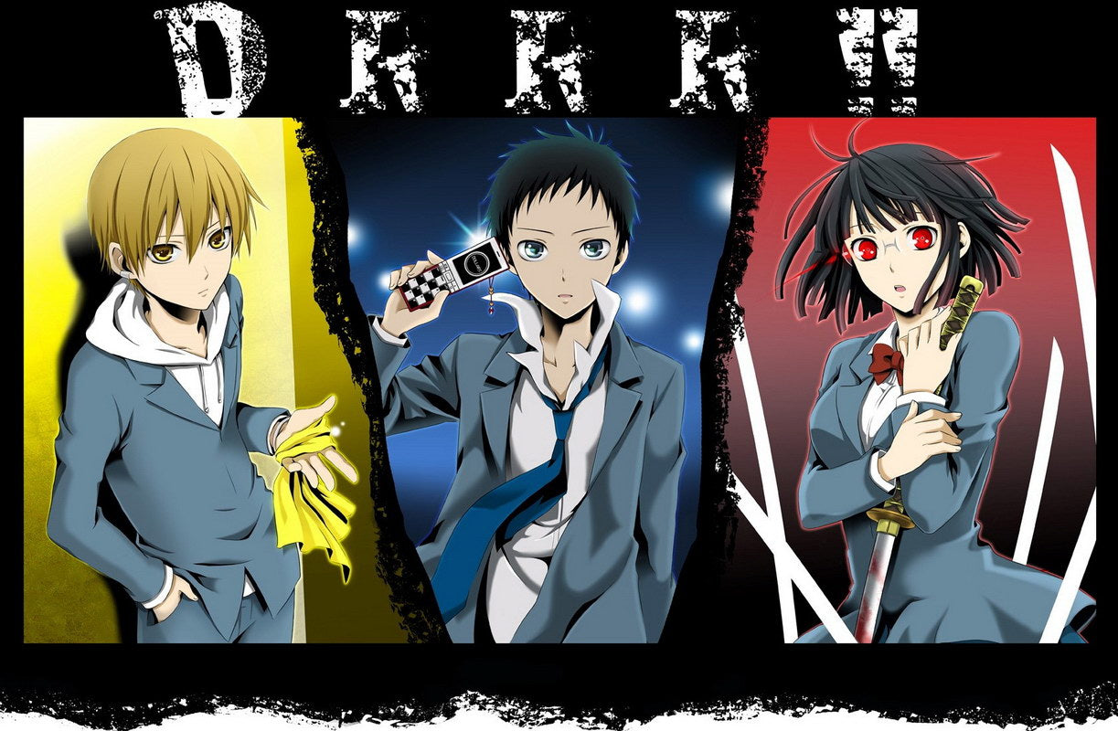Durarara!! Tv Series Anime Poster Japanese Action Mystery Supernatural Manga Art - xonomax