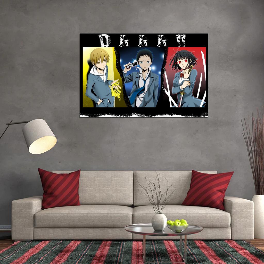 Durarara!! Tv Series Anime Poster Japanese Action Mystery Supernatural Manga Art - xonomax