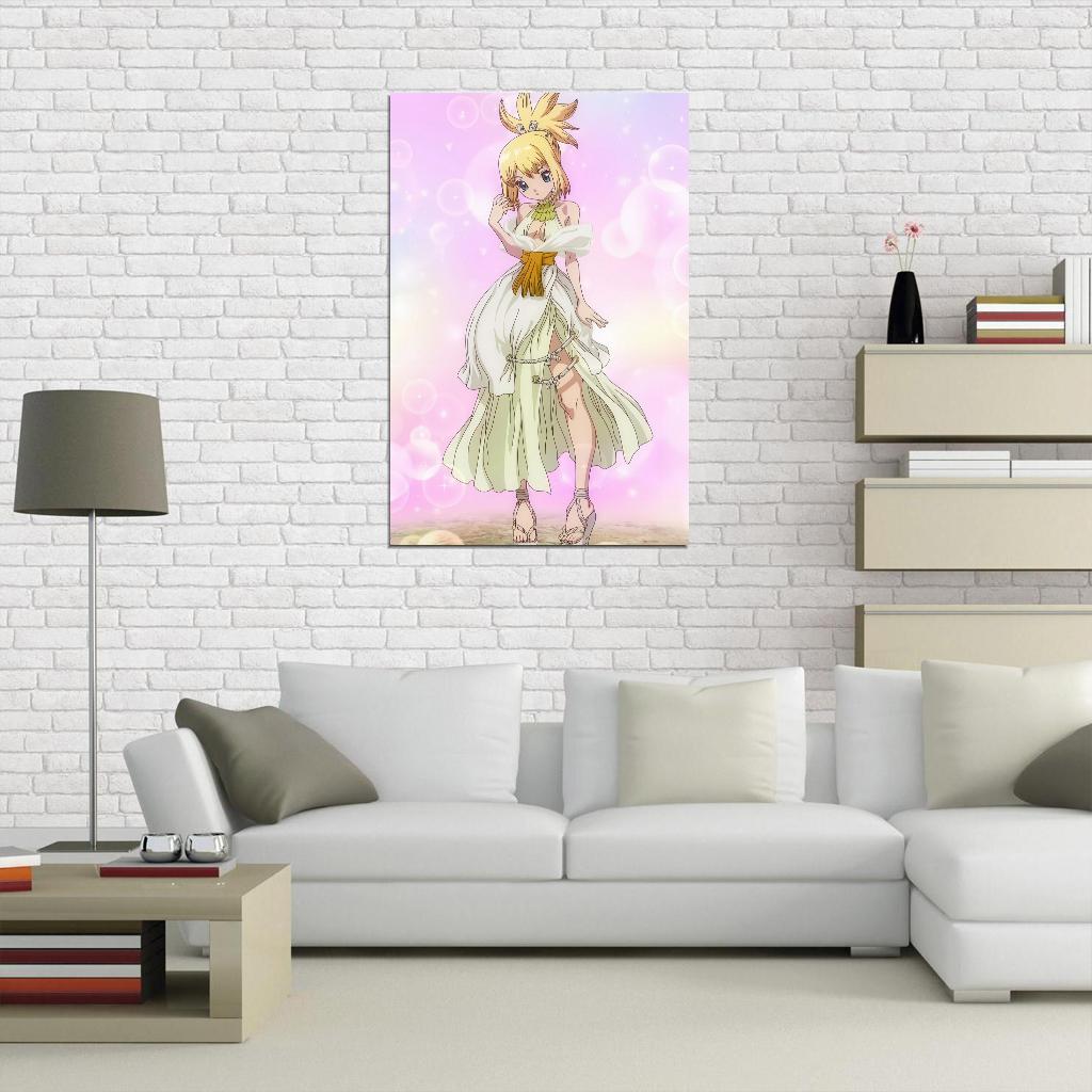 Dr. Stone Anime Poster Japanese Sci-fi Adventure Kohaku Manga Art - xonomax
