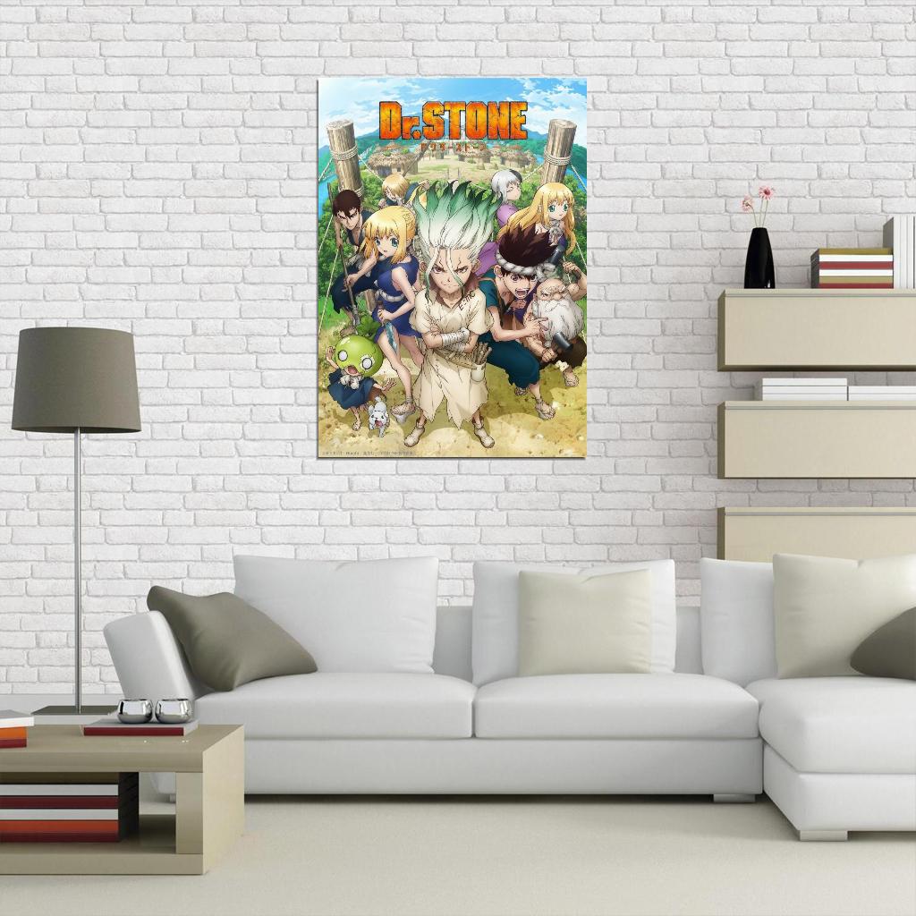 Dr. Stone Anime Poster Japanese Sci-fi Adventure Manga Art