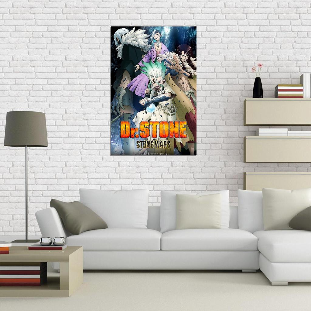 Dr. Stone Anime Poster Japanese Sci-fi Adventure Manga Art - xonomax