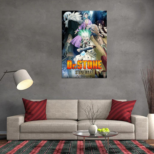 Dr. Stone Anime Poster Japanese Sci-fi Adventure Manga Art - xonomax