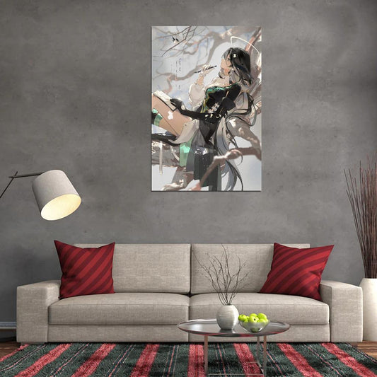 Wuthering Waves Jianxin Video Game Anime Poster Japanese Fantasy Adventure Manga Art - xonomax