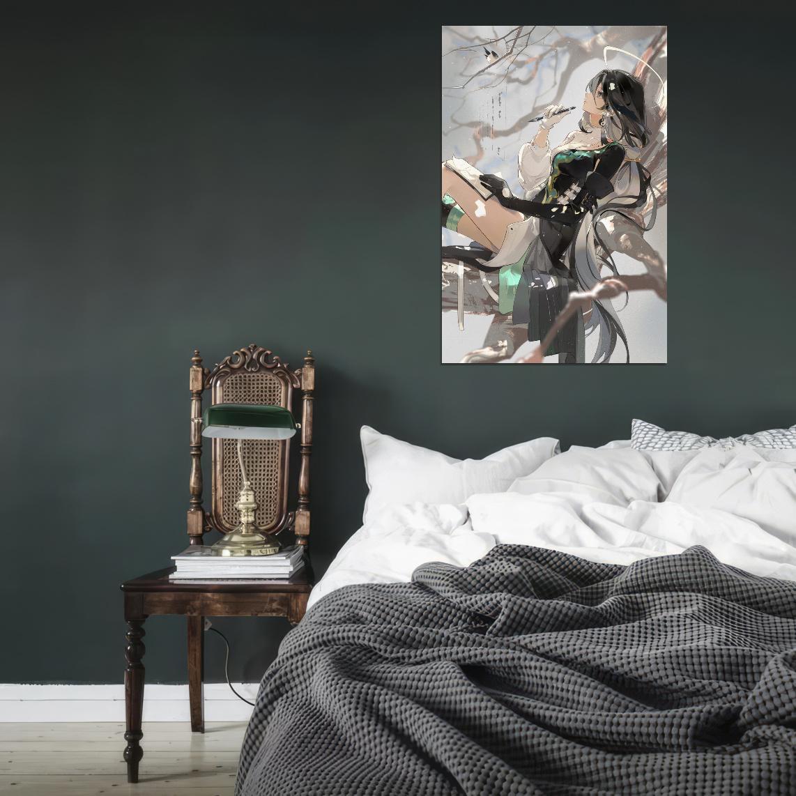 Wuthering Waves Jianxin Video Game Anime Poster Japanese Fantasy Adventure Manga Art - xonomax