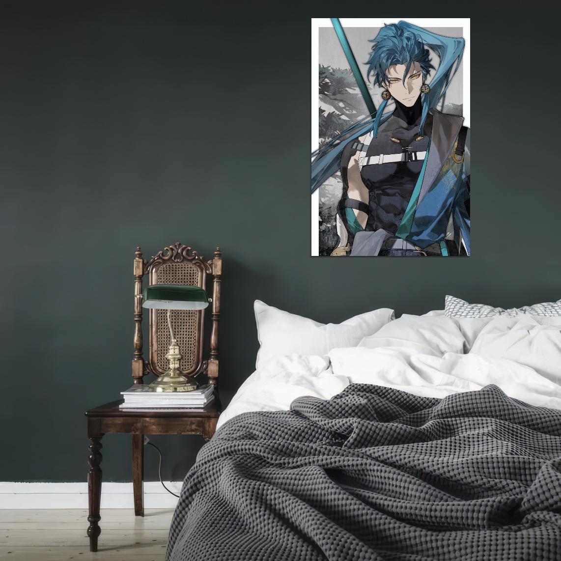 Wuthering Waves Jiyah Video Game Anime Poster Japanese Fantasy Adventure Manga Art - xonomax