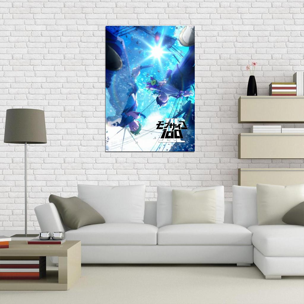 Mob Psycho 100 Tv Series Anime Poster Japanese Supernatural Action Manga Art