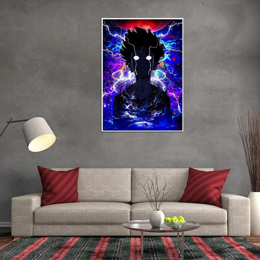 Mob Psycho 100 Tv Series Anime Poster Japanese Supernatural Action Manga Art - xonomax