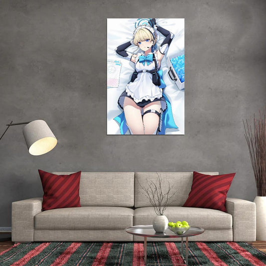 Asuma Toki Blue Archive Game Poster Japanese School Girl Cute Blonde Sexy Anime Poster Manga Art - xonomax