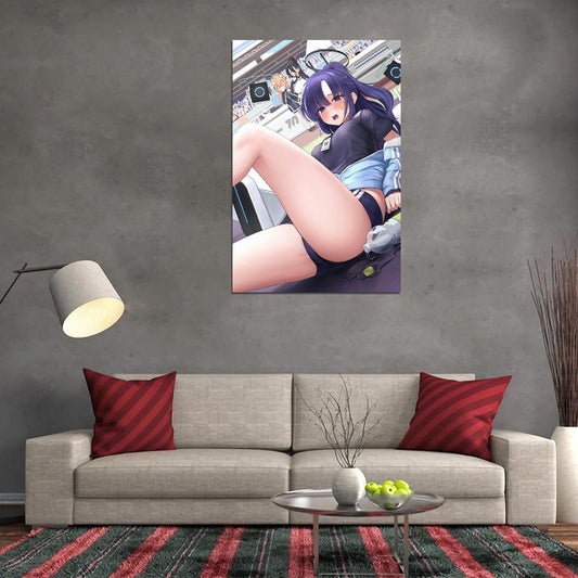 Hayase Yuuka Blue Archive Video Game Anime Poster Japanese School Girl Cute Hot Sexy Manga Art - xonomax