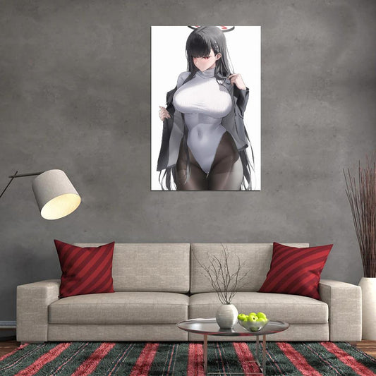 Rio Tsukatsuki Blue Archive Video Game Anime Poster Japanese School Girl Cute Sexy Hot Busty Manga Art - xonomax