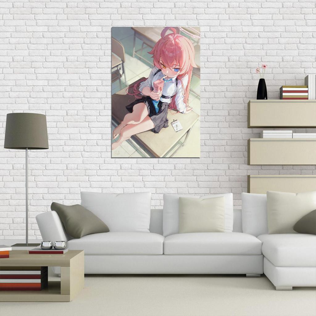 Takanashi Hoshino Blue Archive Video Game Anime Poster Japanese School Girl Cutecore Room Decor Kawaii Aesthetic Manga Art - xonomax