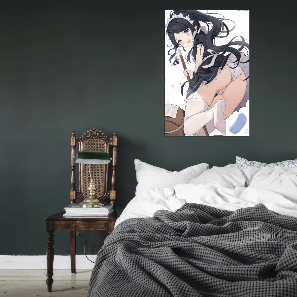 Tendou Alice Blue Archive Video Game Anime Poster Japanese School Girl Cute Sexy Maid Manga Art - xonomax