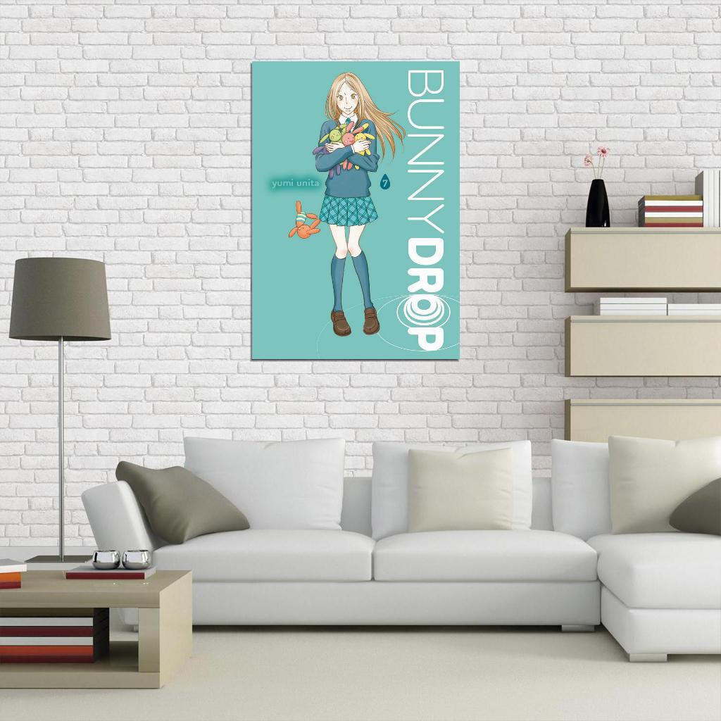 Bunny Drop Tv Series Anime Poster Japanese Cutecore Room Decor Kawaii Aesthetic Manga Art
