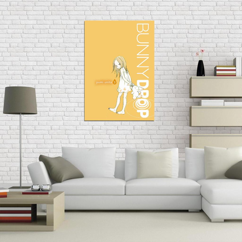Bunny Drop Tv Series Anime Poster Japanese Cutecore Room Decor Kawaii Aesthetic Manga Art