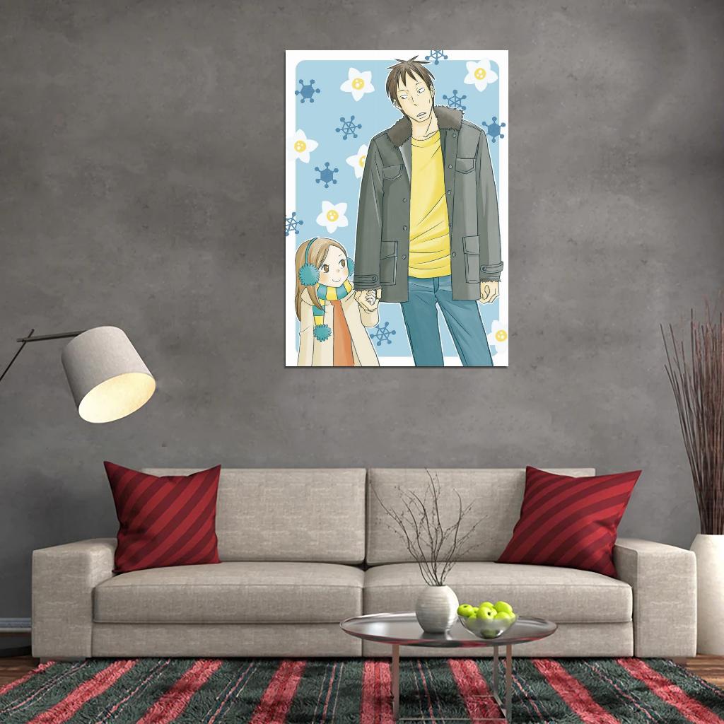 Bunny Drop Tv Series Anime Poster Japanese Cutecore Room Decor Kawaii Aesthetic Manga Art