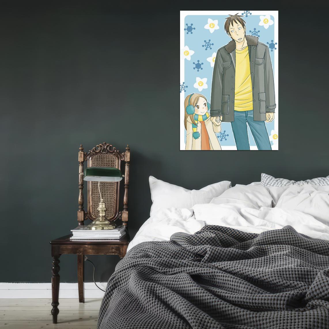Bunny Drop Tv Series Anime Poster Japanese Cutecore Room Decor Kawaii Aesthetic Manga Art