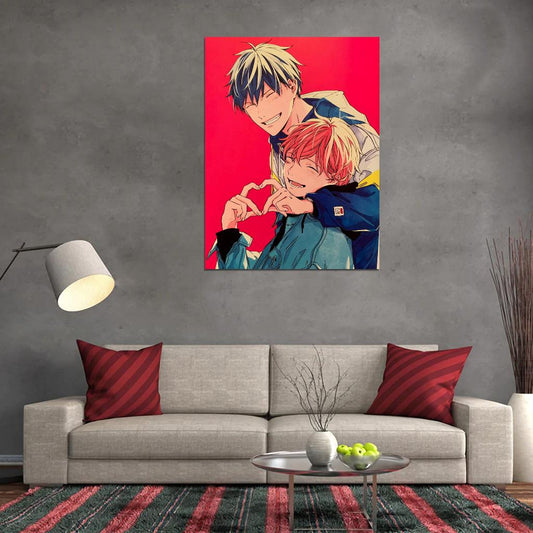 Given Tv Series Anime Poster Japanese Romance Music Drama Yaoi Boys Love Cutecore Manga Art - xonomax