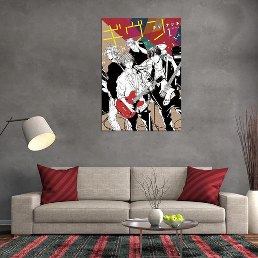 Given Tv Series Anime Poster Japanese Romance Music Drama Yaoi Boys Love Manga Art - xonomax