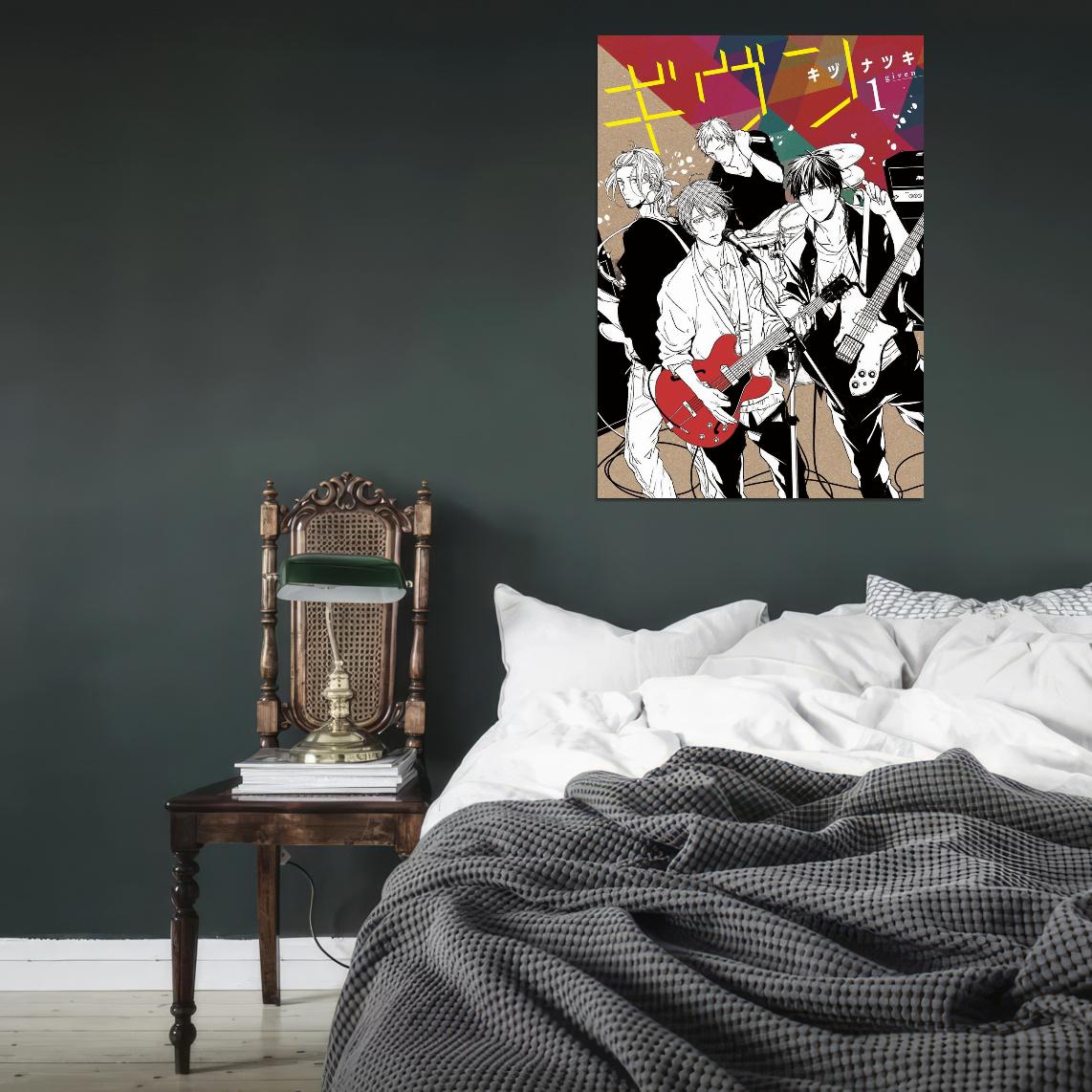 Given Tv Series Anime Poster Japanese Romance Music Drama Yaoi Boys Love Manga Art - xonomax