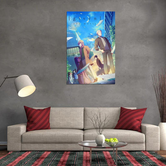 Given Tv Series Anime Poster Japanese Romance Music Drama Yaoi Boys Love Manga Art - xonomax