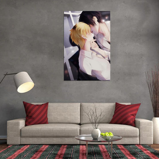 Hitorijime My Hero Anime Poster Yaoi Gay Boys Love Romance Kiss Manga Art - xonomax