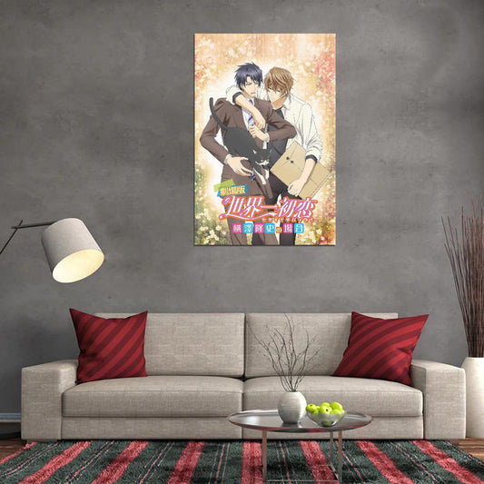 Junjou Romantica Misaki Takahashi Akihiko Usami Yaoi Boys Love Anime Poster Manga Art - xonomax