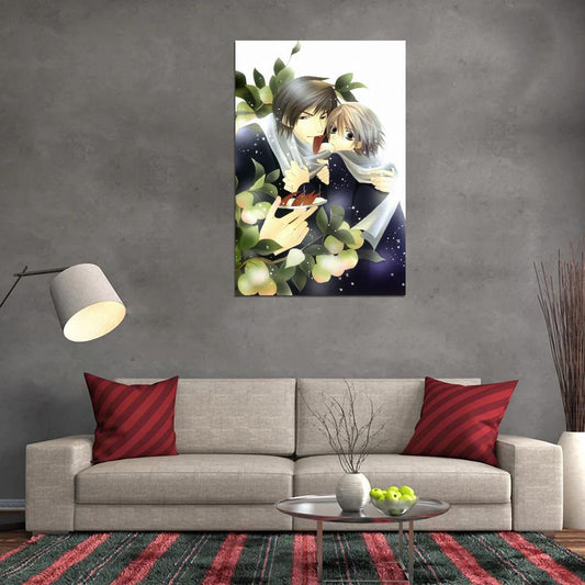 Junjou Romantica Misaki Takahashi Akihiko Usami Yaoi Boys Love Anime Poster Manga Art - xonomax