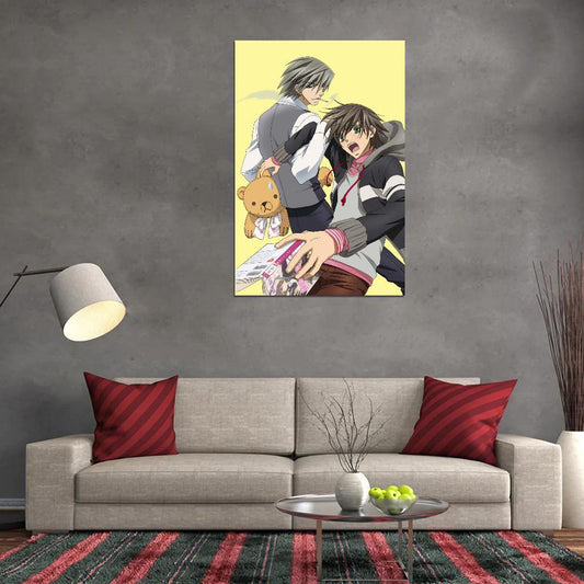 Junjou Romantica Misaki Takahashi Akihiko Usami Yaoi Boys Love Anime Poster Manga Art - xonomax